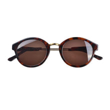 Load image into Gallery viewer, Vintage Style Round Sunglasses – Tortoise Brown